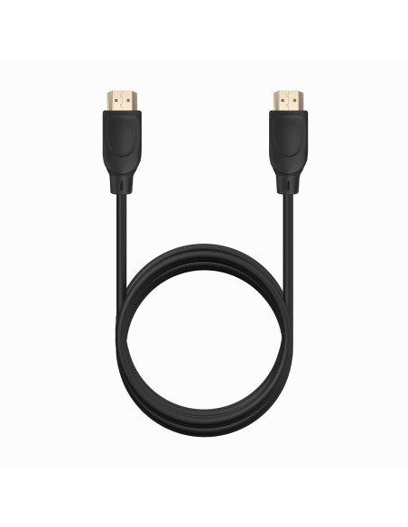 CABLE HDMI V2.0 PREMIUM ALTA VELOCIDAD 4K60HZ AM-AM NEGRO 1.5M AISENS A120-0723