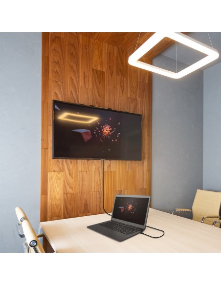 CABLE HDMI V2.0 PREMIUM ALTA VELOCIDAD 4K60HZ AM-AM NEGRO 1.5M AISENS A120-0723