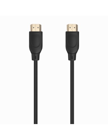 CABLE HDMI V2.0 PREMIUM ALTA VELOCIDAD 4K60HZ AM-AM NEGRO 0.5M AISENS A120-0721