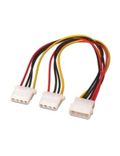 CABLE ALIMENTACION MOLEX MOLEX 4PIN M-2XMOLEX 4PIN H 20CM AISENS A131-0164