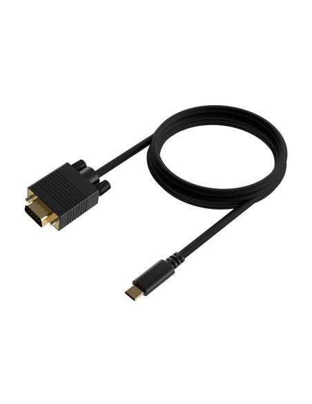 CABLE CONVERSOR USB-C A VGA USB-CM-HDB15M NEGRO 1.8M AISENS A109-0693