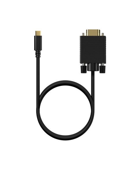 CABLE CONVERSOR USB-C A VGA USB-CM-HDB15M NEGRO 0.8M AISENS A109-0692