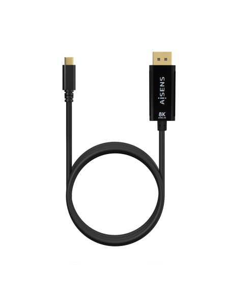 CABLE CONVERSOR USB-C A DISPLAYPORT 8K60HZ USBCM-DPM NEGRO 1.8M AISENS A109-0689