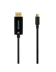 CABLE CONVERSOR USB-C A DISPLAYPORT 8K60HZ USBCM-DPM NEGRO 0.8M AISENS A109-0688