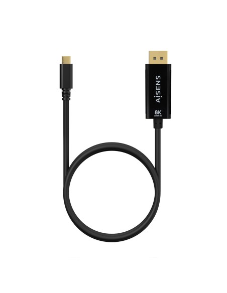 CABLE CONVERSOR USB-C A DISPLAYPORT 8K60HZ USBCM-DPM NEGRO 0.8M AISENS A109-0688