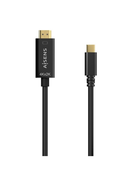 CABLE CONVERSOR USB-C A HDMI 4K30HZ USB-C M-HDMI M NEGRO 1.8M AISENS A109-0624