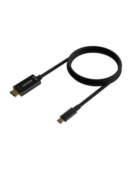 CABLE CONVERSOR USB-C A HDMI 4K30HZ USB-C M-HDMI M NEGRO 1.8M AISENS A109-0624