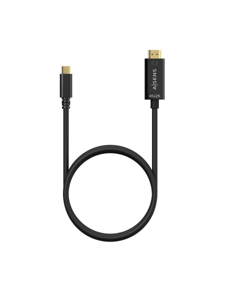 CABLE CONVERSOR USB-C A HDMI 4K30HZ USB-C M-HDMI M NEGRO 0.8M AISENS A109-0623