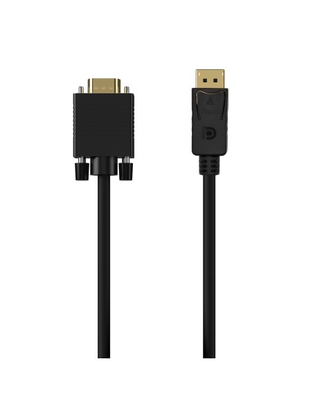 CABLE CONVERSOR DISPLAYPORT A VGA DPM-VGAM NEGRO 1.0M AISENS A125-0552