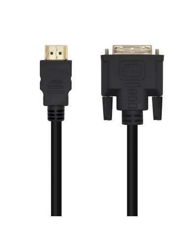 CABLE DVI A HDMI DVI181 M-HDMI AM NEGRO 3.0M AISENS A117-0451