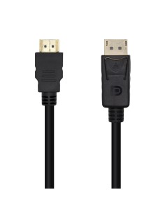 CABLE CONVERSOR DISPLAYPORT A HDMI DPM-HDMI AM NEGRO 3.0M AISENS A125-0460