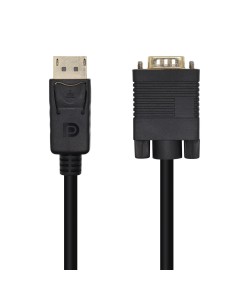 CABLE CONVERSOR DISPLAYPORT A VGA DPM-VGAM NEGRO 3.0M AISENS A125-0462