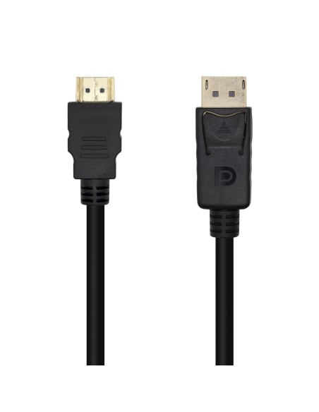 CABLE CONVERSOR DISPLAYPORT A HDMI DPM-HDMI AM NEGRO 5.0M AISENS A125-0461
