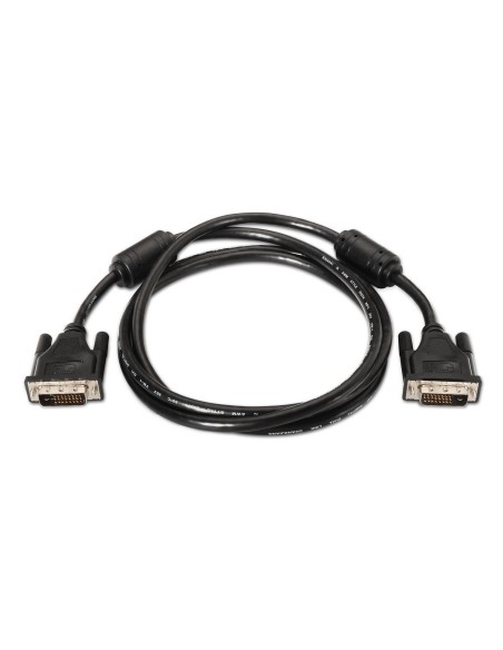 CABLE DVI DUAL LINK 241 CON FERRITA M-M NEGRO 1.8M AISENS A117-0089