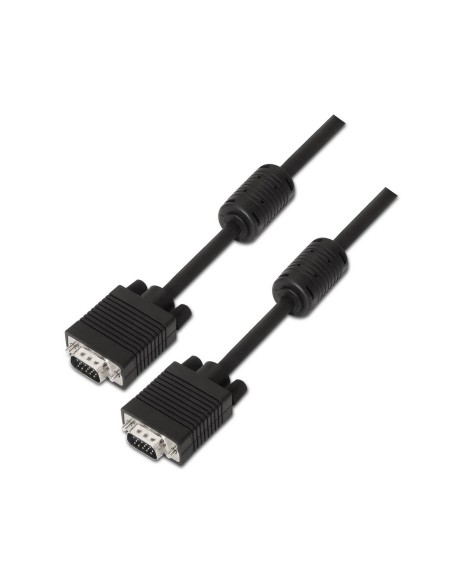 CABLE SVGA FERRITA HDB15M-HDB15M NEGRO 3.0M AISENS A113-0072