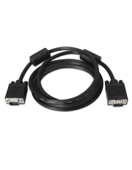 CABLE SVGA FERRITA HDB15M-HDB15M NEGRO 3.0M AISENS A113-0072