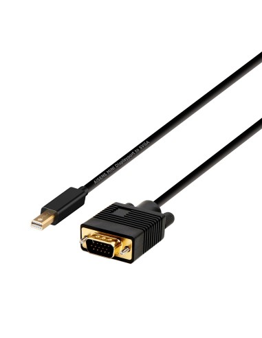 CABLE CONVERSOR MINI DISPLAYPORT MACHO A VGA MACHO. 2.0M  AISENS  A125-0362