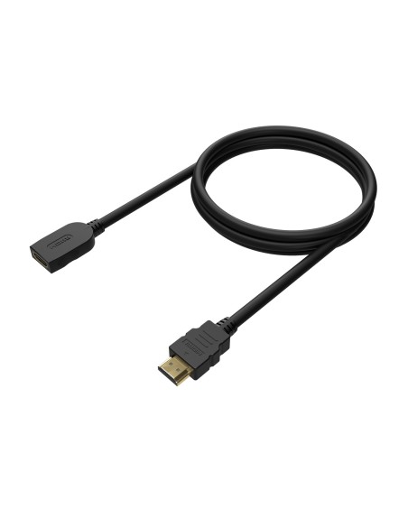 CABLE HDMI V2.0 PROLONGADOR HEC 4K60HZ 18GBPS AM-AH NEGRO 3.0M AISENS A120-0546