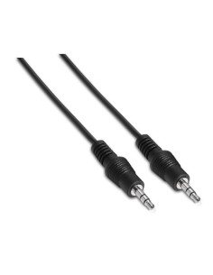 CABLE AUDIO ESTEREO JACK 3.5M-JACK 3.5M NEGRO 0.3M AISENS A128-0141