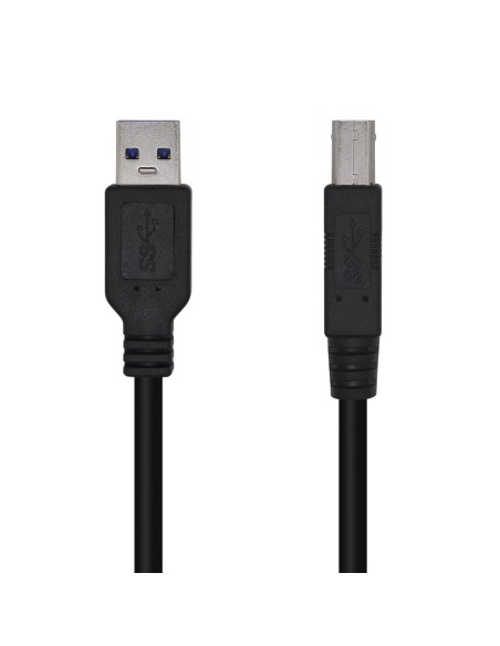 CABLE USB 3.0 IMPRESORA TIPO AM-BM NEGRO 2.0M AISENS A105-0444