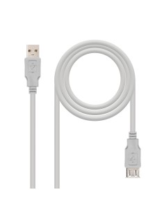 CABLE USB 2.0 TIPO AM-AH BEIGE 3.0 M NANOCABLE 10.01.0204