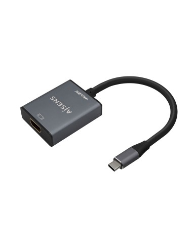 CONVERSOR USB-C A HDMI 4K30HZ USB-CM-HDMIH ALUMINIO GRIS 15CM AISENS A109-0685