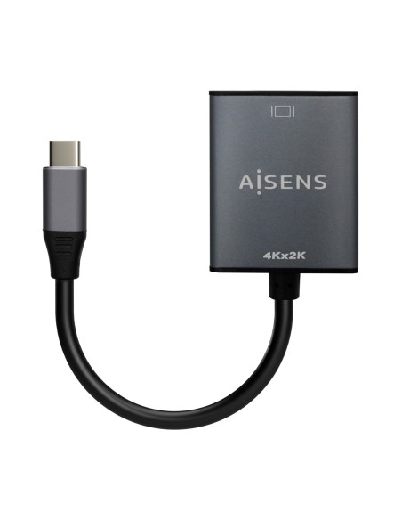 CONVERSOR USB-C A HDMI 4K30HZ USB-CM-HDMIH ALUMINIO GRIS 15CM AISENS A109-0685