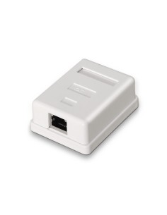 ROSETA DE SUPERFICIE RJ45 CAT.6 FTP 1 TOMA BLANCO AISENS A139-0303
