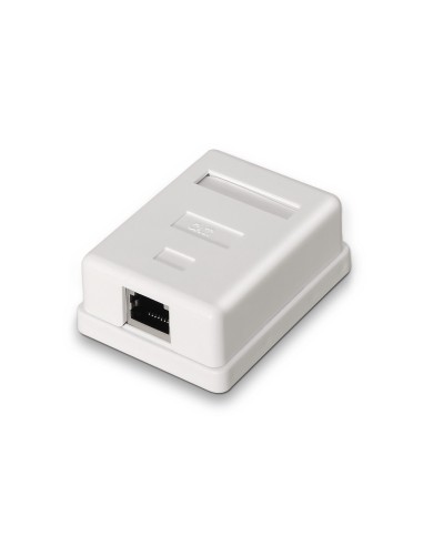ROSETA DE SUPERFICIE RJ45 CAT.6 FTP 1 TOMA BLANCO AISENS A139-0303