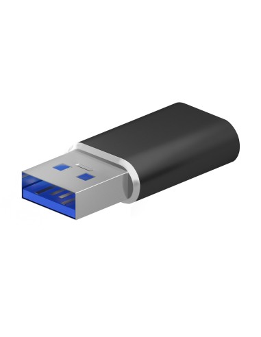 ADAPTADOR MINI  USB 3.2 GEN2 USB 2.03A TIPO USB-CH-AM NEGRO AISENS A108-0678