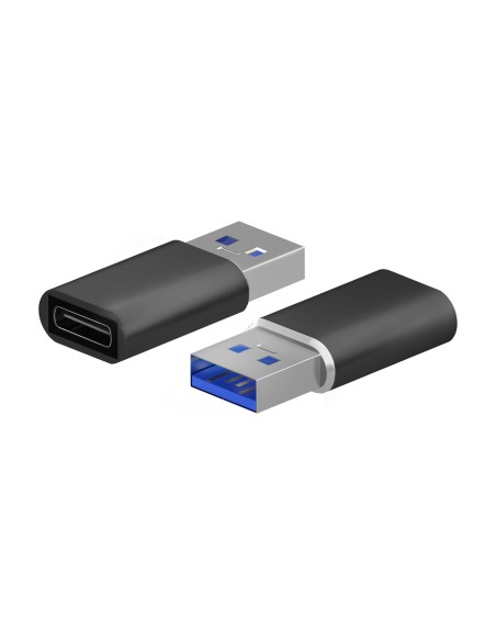 ADAPTADOR MINI  USB 3.2 GEN2 USB 2.03A TIPO USB-CH-AM NEGRO AISENS A108-0678