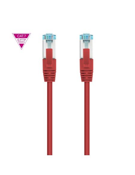 CABLE RED LATIGUILLO CAT.7 LSZH SFTP PIMF AWG26 ROJO 0.5 M 10.20.1700-R