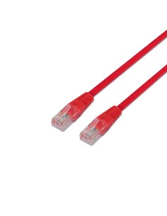 CABLE RED LATIGUILLO RJ45 CAT.5E UTP AWG24 ROJO 1.0M AISENS A133-0188