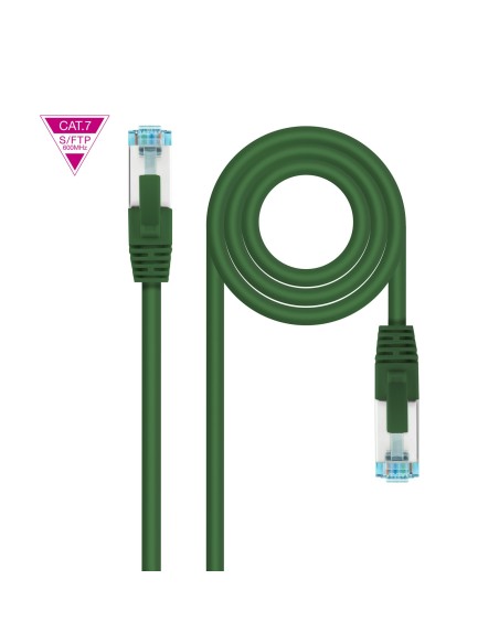 CABLE RED LATIGUILLO CAT.7 LSZH SFTP PIMF AWG26 VERDE 2 M 10.20.1702-GR
