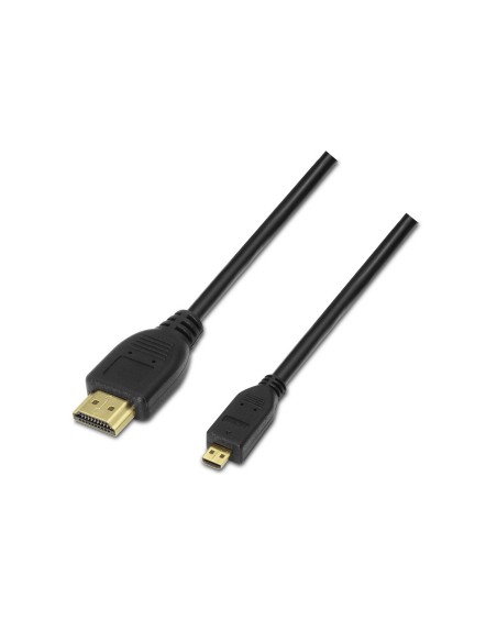CABLE MICRO HDMI ALTA VELOCIDAD HEC AM-DM NEGRO 0.8M AISENS A119-0116