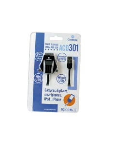 CABLE USB COOLBOX DISPOSITIVOS MOVILES CABLE ACD301UC