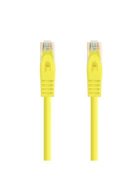 CABLE RED LATIGUILLO RJ45 LSZH CAT.6A UTP AWG24 AMARILLO 0.5M NANOC 10.20.1800-Y