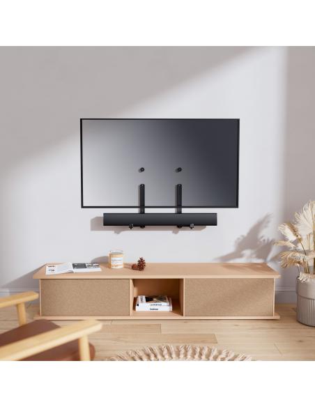 SOPORTE UNIVERSAL PARA BARRA DE SONIDO NEGRO AISENS SPK01U-189