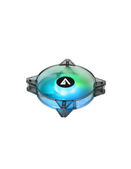 CAJA ATX ABYSM GAMING DANUBE HYRON CRISTAL TEMPLADO NEGRA FANHUB ARGB AB812105