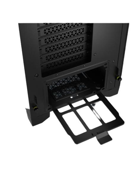 CAJA  ATX SEMITORRE CORSAIR 3000D ARGB AIRFLOW CRISTAL TEMPLADO NEGRA
