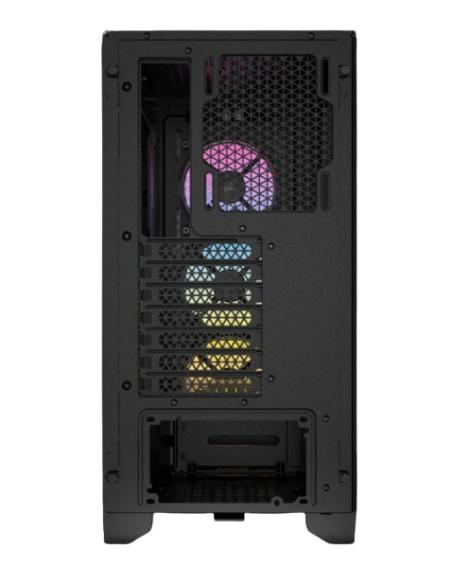 CAJA  ATX SEMITORRE CORSAIR 3000D ARGB AIRFLOW CRISTAL TEMPLADO NEGRA