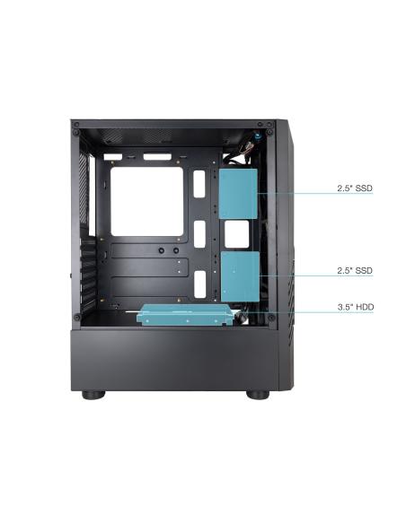 CAJA SEMITORRE GAMING TQGCC102-B BIOHAZARD NEGRA TOOQ TQGCC102-B