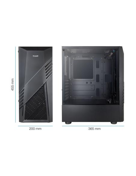 CAJA SEMITORRE GAMING TQGCC102-B BIOHAZARD NEGRA TOOQ TQGCC102-B