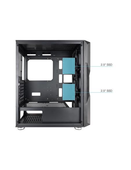 CAJA SEMITORRE GAMING TQGCC103-B NIGHTCITY NEGRA TOOQ TQGCC103-B