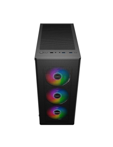 CAJA ATX UNYKA GAMING MIR 100 BLACK VENTANA ARGB(SIN FUENTE)511303