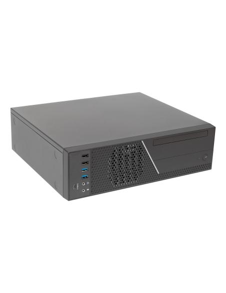 CAJA  MICRO-ATX SEMITORRESOBREMESA SLIM UNYKA UK3003 MARRON 2USB3.0 2USB2.0 1C