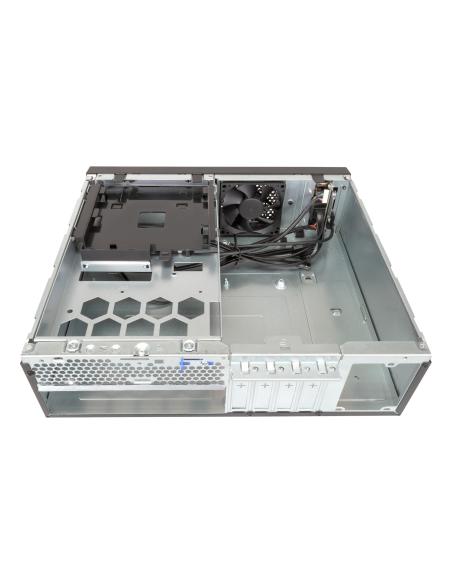 CAJA  MICRO-ATX SEMITORRESOBREMESA SLIM UNYKA UK3003 MARRON 2USB3.0 2USB2.0 1C