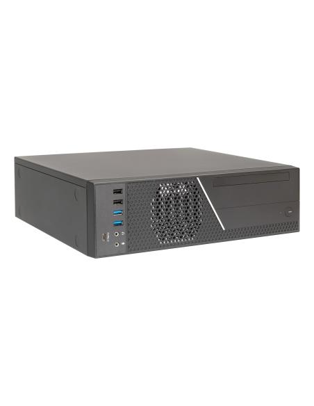 CAJA  MICRO-ATX SEMITORRESOBREMESA SLIM UNYKA UK3003 MARRON 2USB3.0 2USB2.0 1C