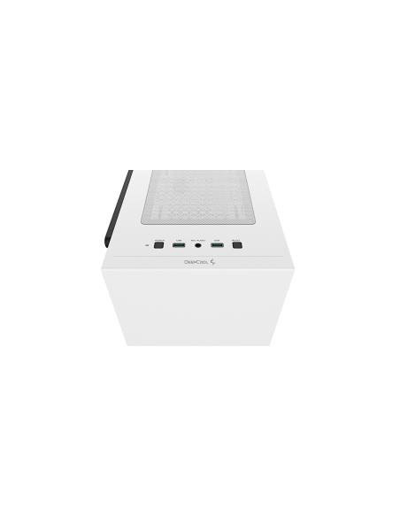CAJA MICRO-ATX SEMITORRE DEEPCOOL MACUBE 110 CRISTAL TEMPLADO BLANCA
