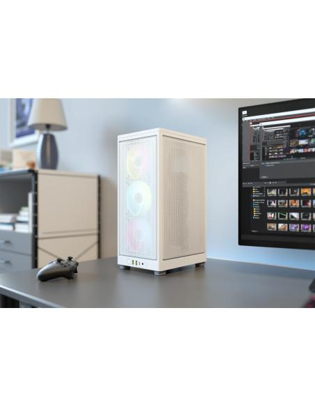 CAJA MINI-ITX CORSAIR ICUE 2000D RGB AIRFLOW BLANCA CC-9011247-WW